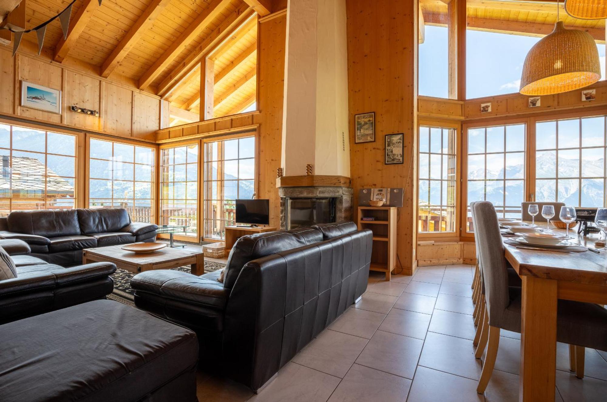 Christoph Standing & Calm Chalet 10 Pers By Alpvision Residences Veysonnaz Luaran gambar