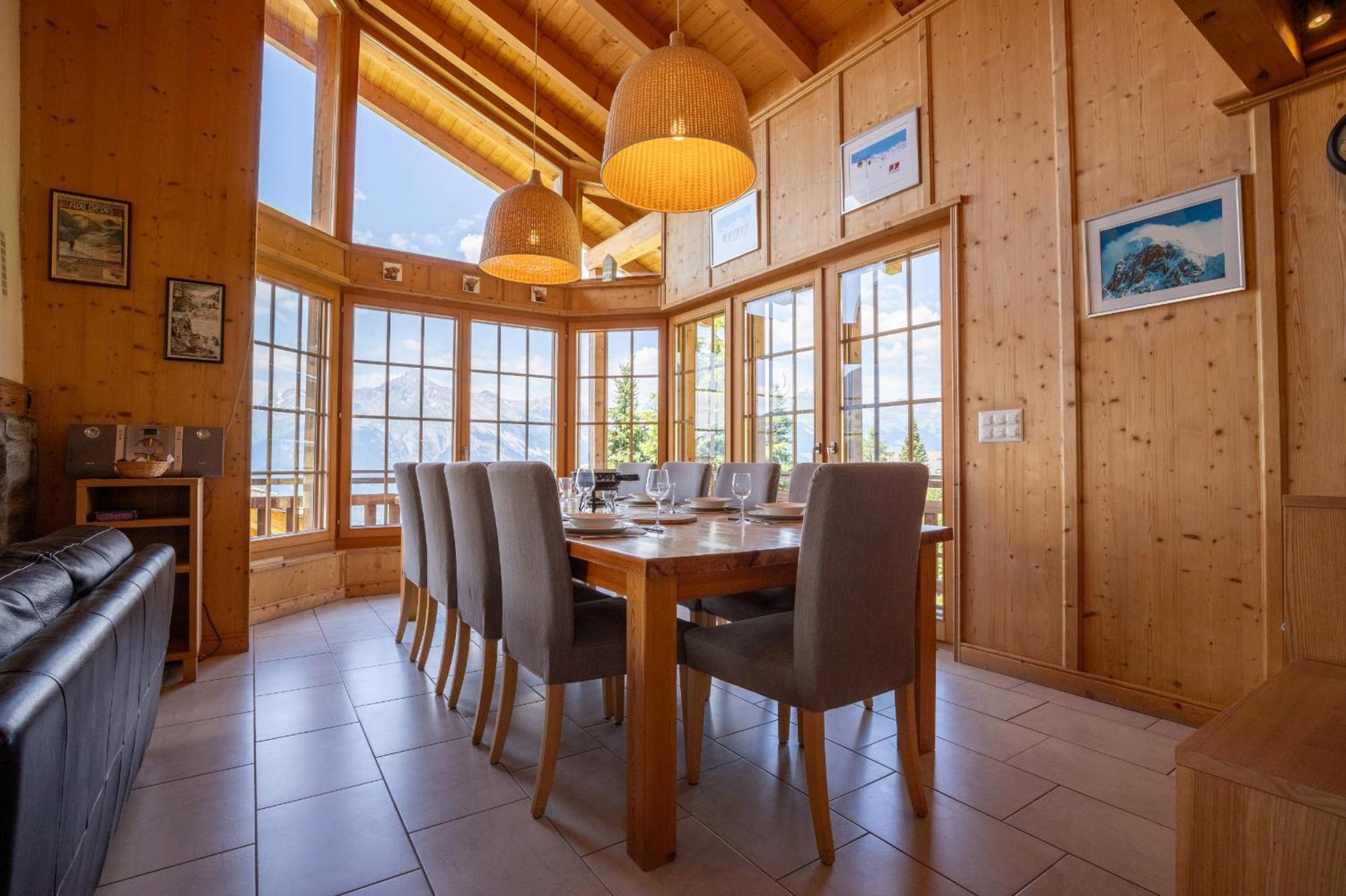 Christoph Standing & Calm Chalet 10 Pers By Alpvision Residences Veysonnaz Luaran gambar